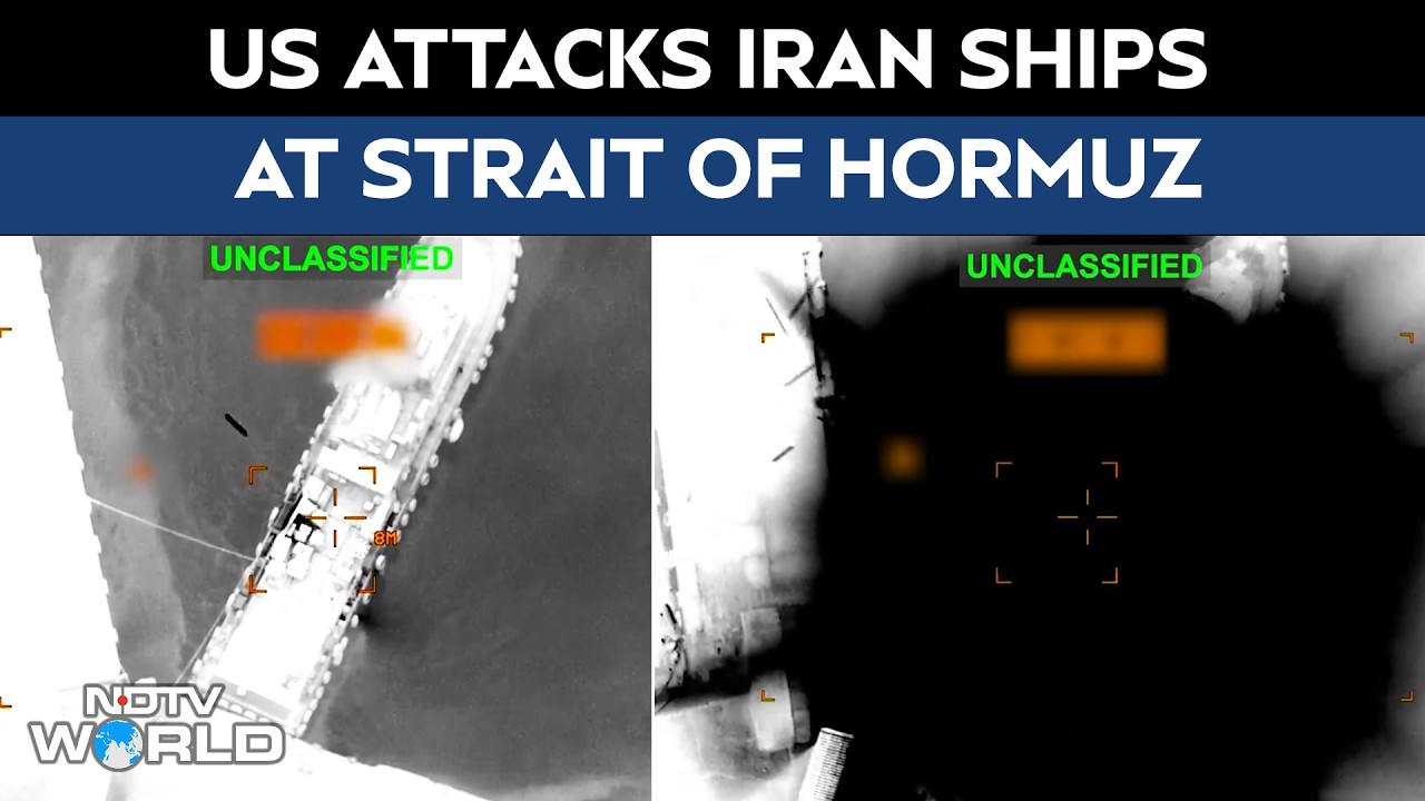 USA Destroys Iranian Naval Assests In Strait Of Hormuz