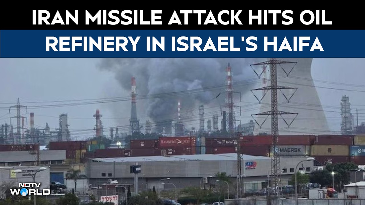 Iran Missile Attack Hits Oil Refinery In Israel's Haifa: Report