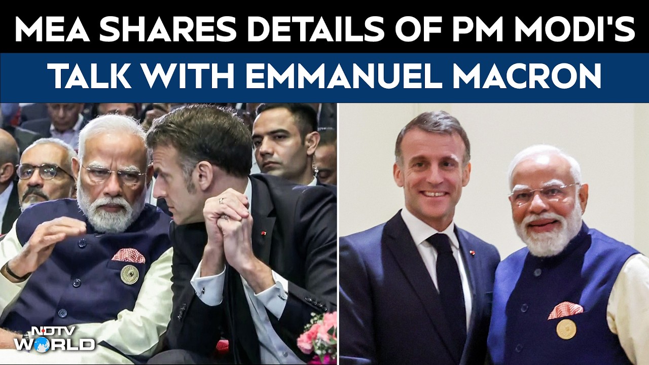 Emmanuel Macron | MEA Shares 'Key Details' On PM Modi's Talk With French President Emmanuel Macron