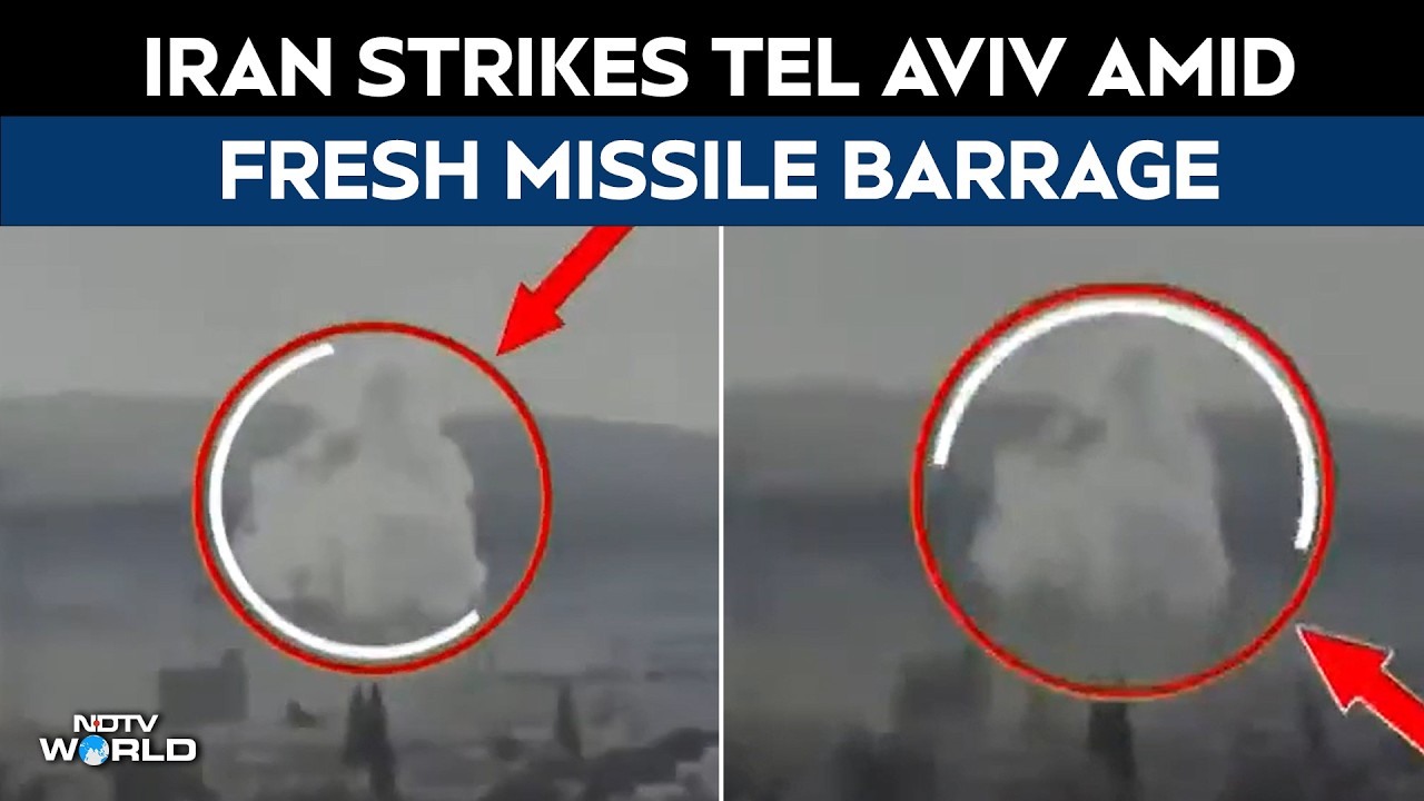Iran Strikes Tel Aviv | Iran Escalates, Claims Strike On Tel Aviv In New Offensive