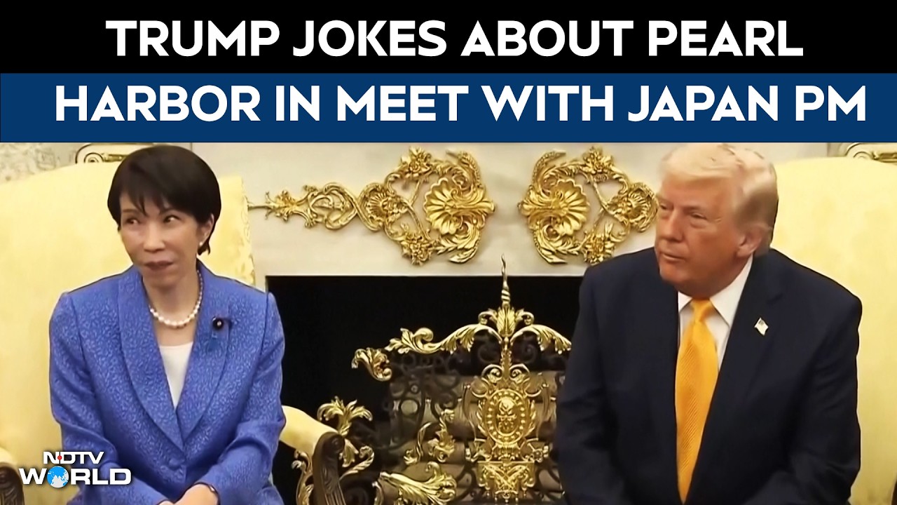 Trump News | Trump’s Pearl Harbor Joke During Iran War Question In Meeting With Japan PM Sparks Row