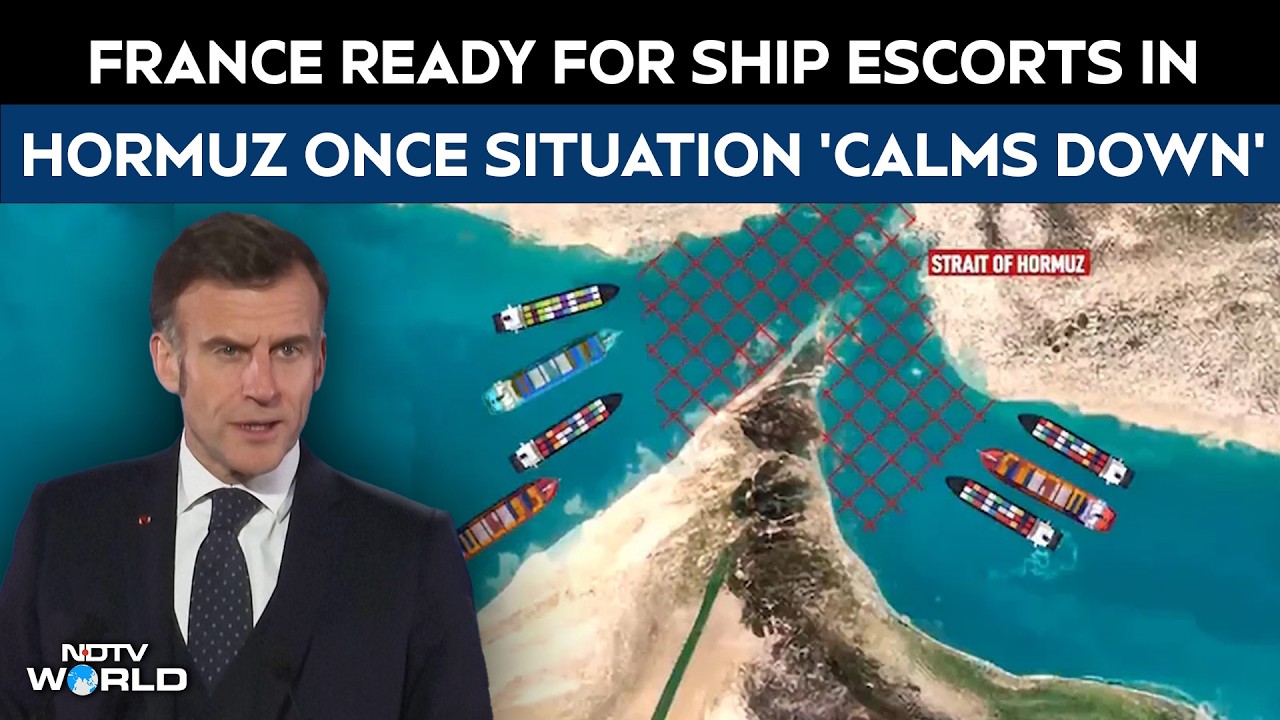 Strait Of Hormuz | France Ready For Ship Escorts In Strait Of Hormuz Once Situation 'Calms Down'