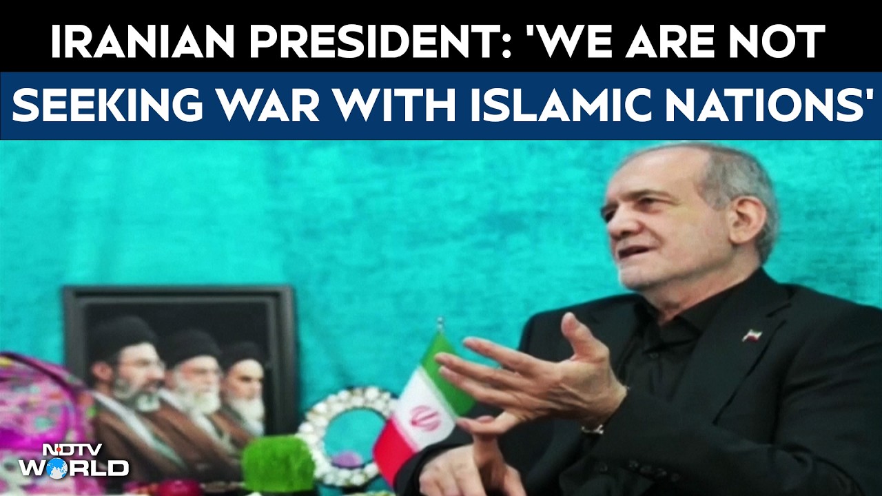 Iran War | 'We Are Not Seeking Conflict Or War With Islamic Nations': Iranian President Pezeshkian