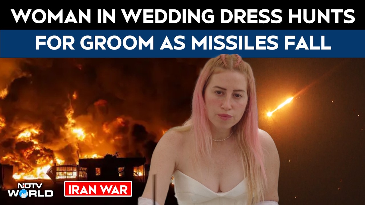 Video : Israeli Woman Wears Wedding Dress In Shelters, Hunting For A Groom Amid Missile Attacks