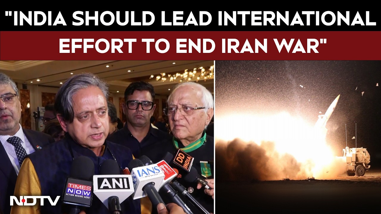 Congress' Shashi Tharoor Urges India To Take Lead In International Effort To End West Asia Conflict