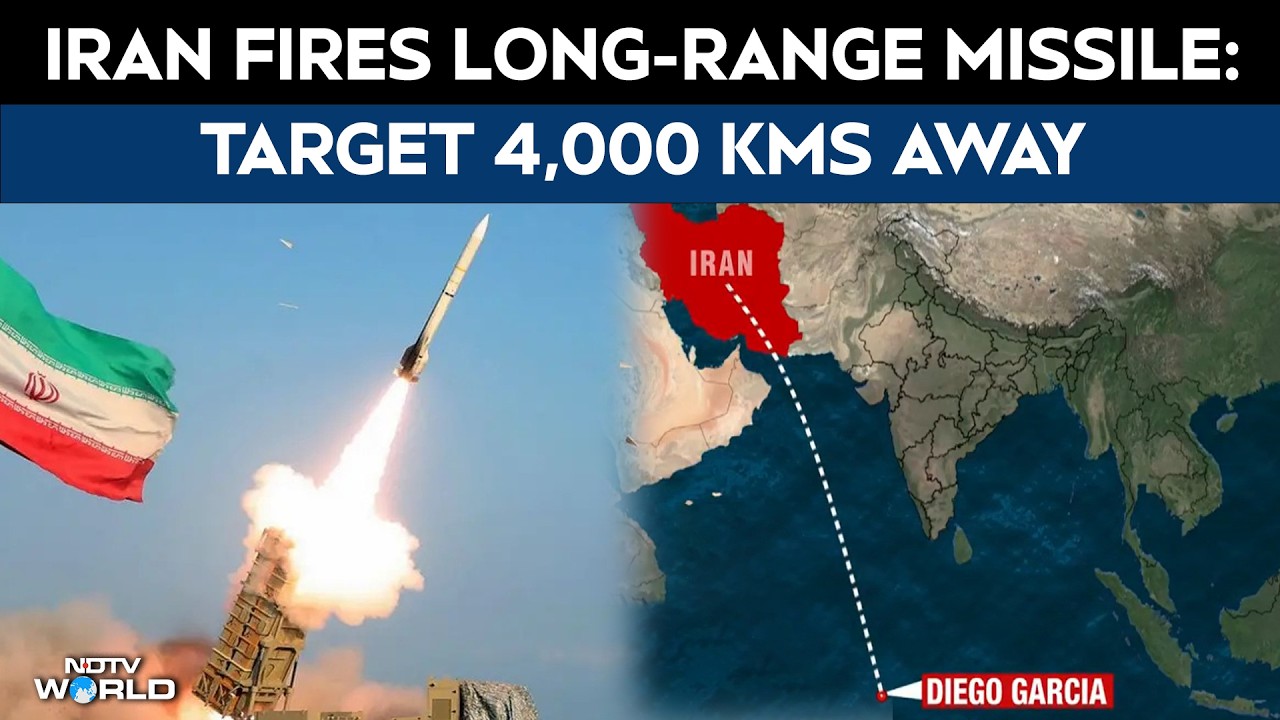 Video: Diego Garcia News | West Asia Escaltion Deepens As Iran Fires Long-Range Missiles 4,000 kms Away