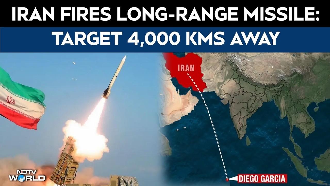 Diego Garcia News | West Asia Escaltion Deepens As Iran Fires Long-Range Missiles 4,000 kms Away