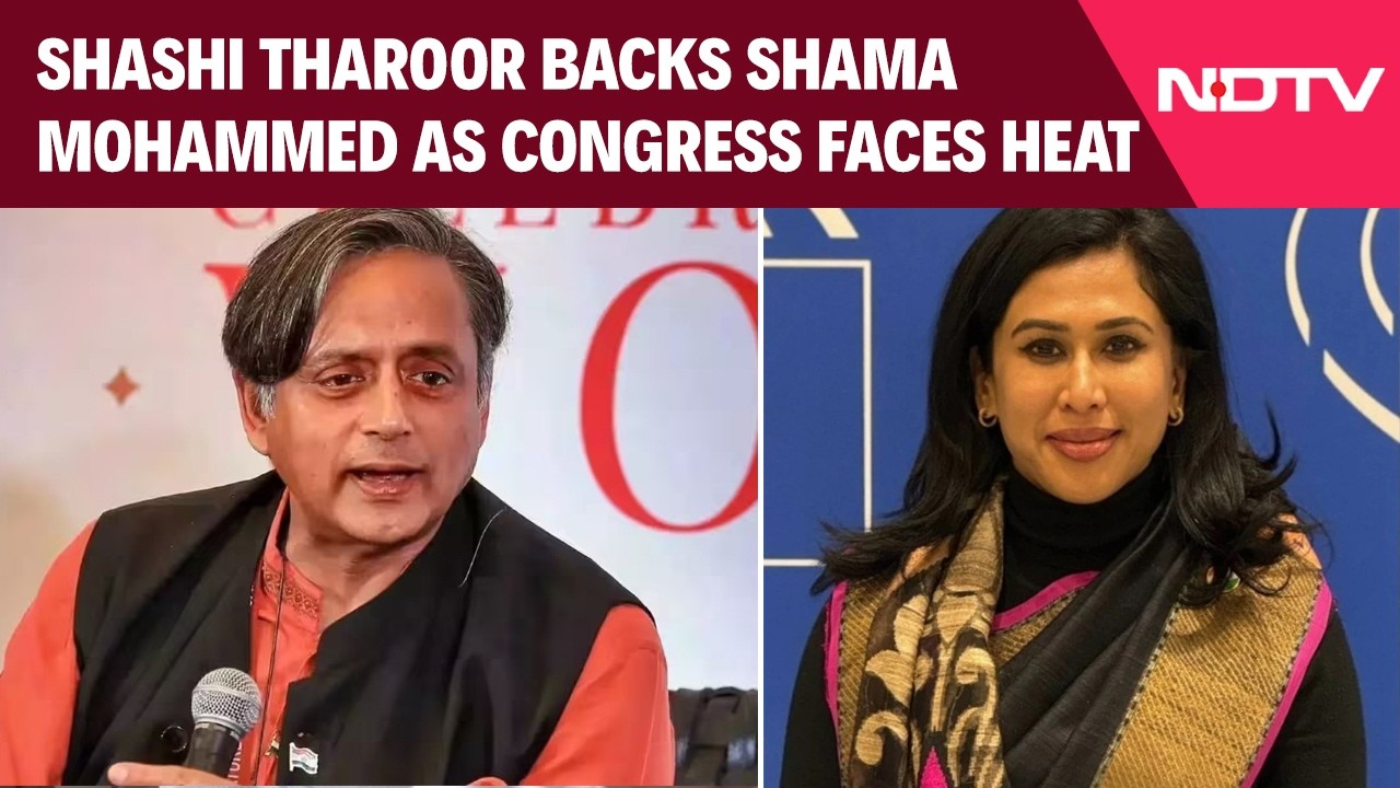 Kerala Poll Ticket Row: Shashi Tharoor Flags Gender Gap, Backs Shama Mohammed As Congress Faces Heat