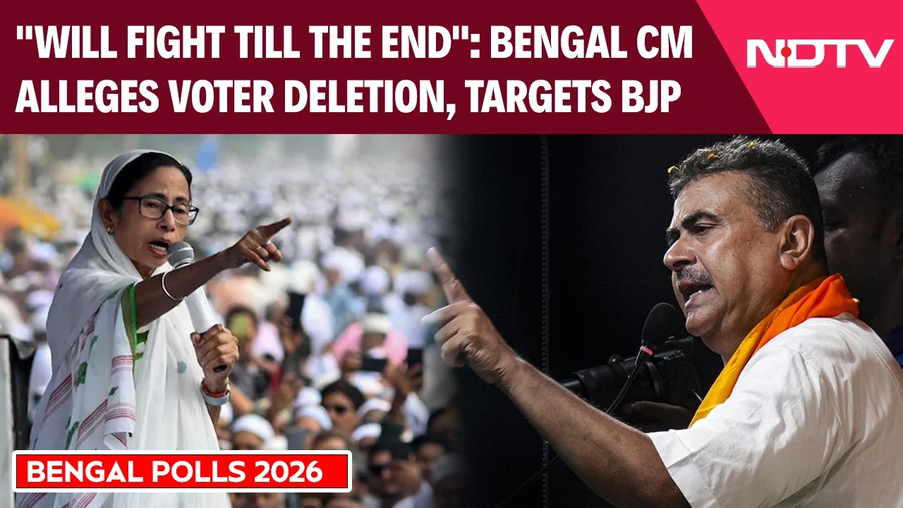 Bengal Polls 2026 | "Democracy Under Threat": Bengal CM Accuses BJP Of Voter Deletion, BJP Hits Back