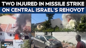 Two Injured In Missile Strike On Central Israel's Rehovot City