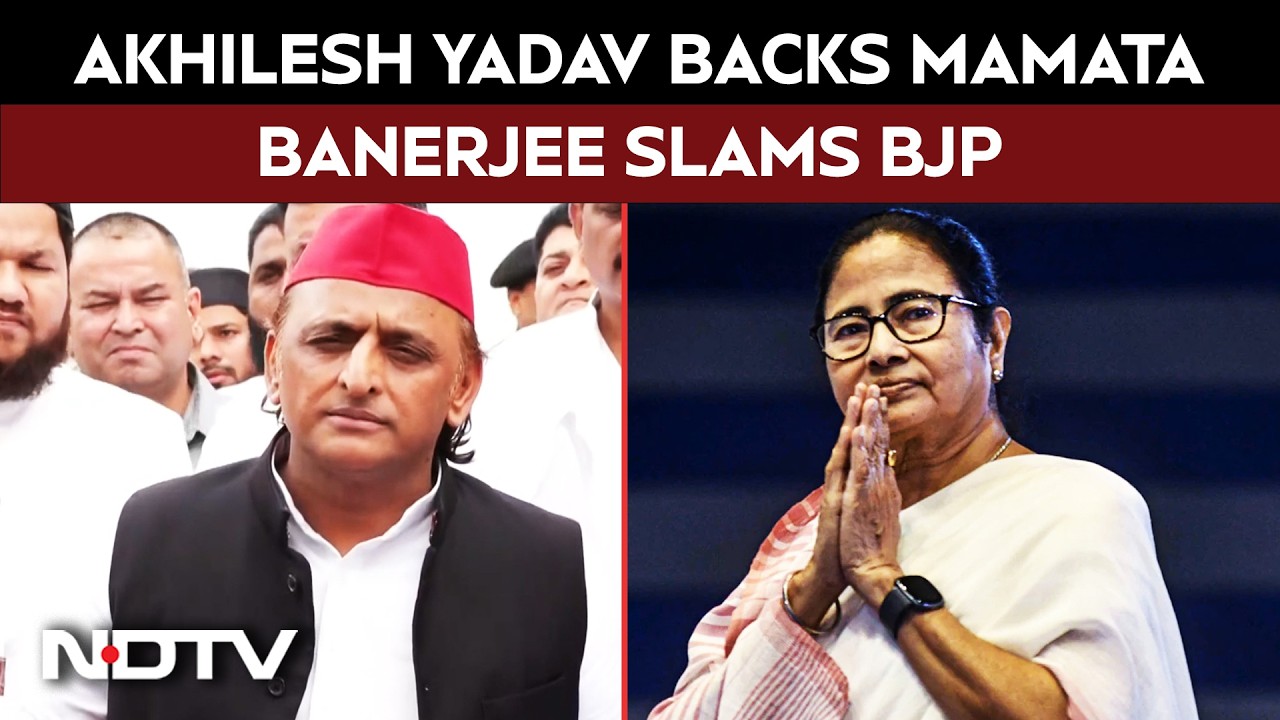 Akhilesh Yadav Backs Mamata Banerjee, Slams BJP Ahead Of Bengal Polls