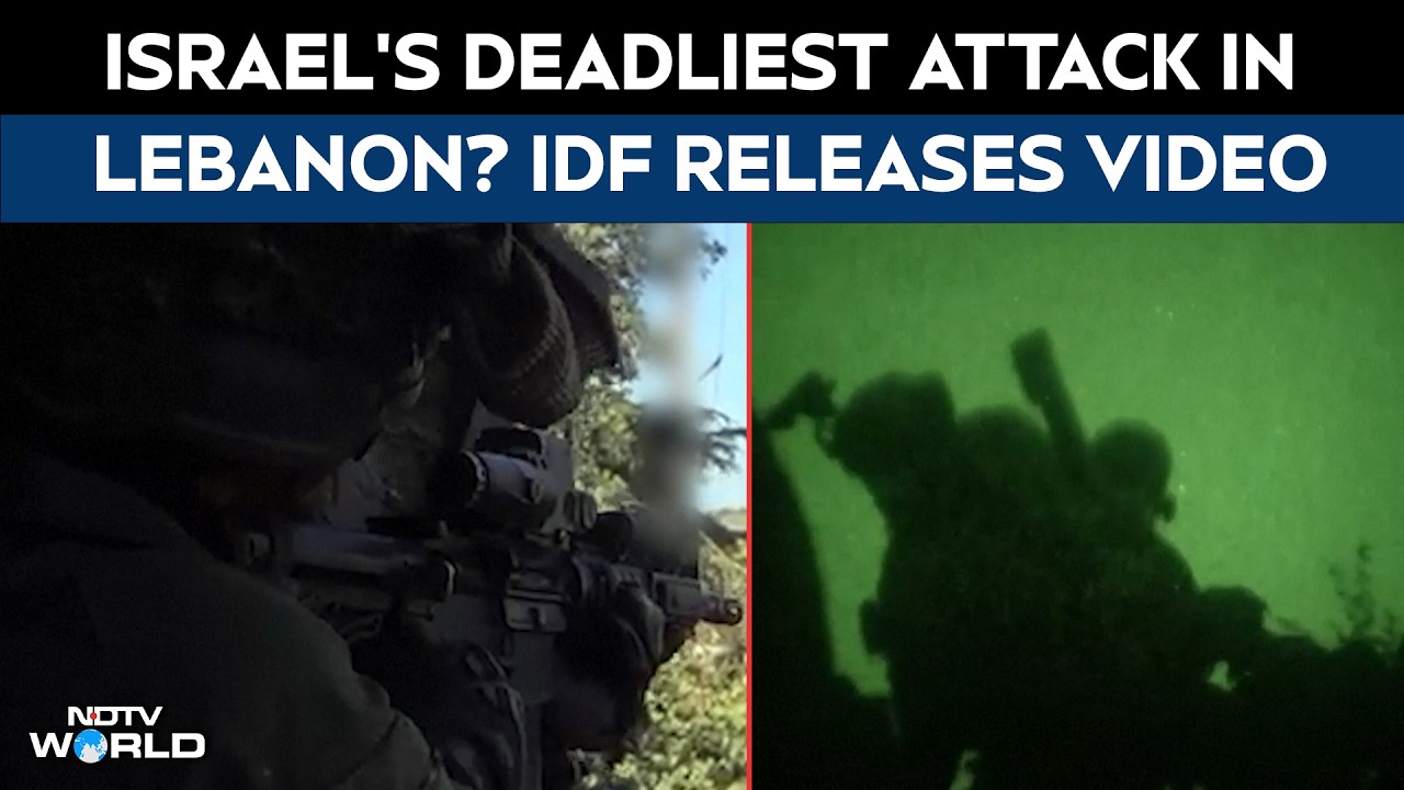 IDF Releases Video Of Ground Operations In Lebanon