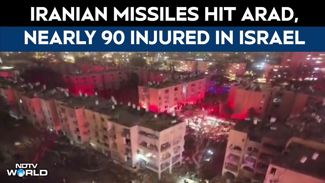 Nearly 90 Injured As Iranian Missile Hits Residential Area In Arad
