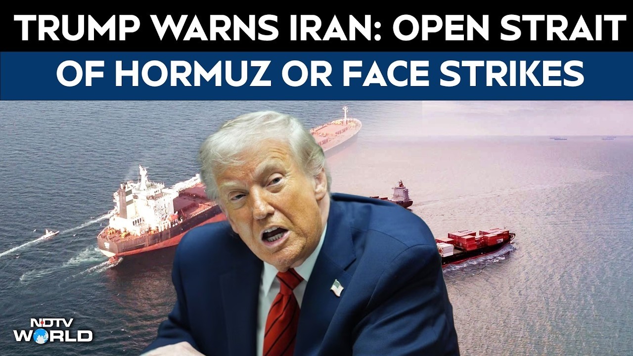 Trump Threatens To 'Obliterate' Iran Power Plants If Strait Of Hormuz Doesn't Open In 48 Hours