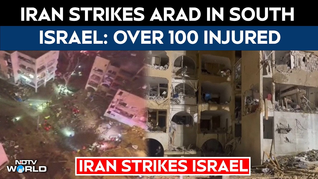 Iran Strikes Target Nuclear Research Facility Near Southern Israel's Arad, Over 100 Injured