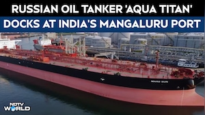 Russian Oil Tanker 'Aqua Titan' Docks At Mangaluru Port