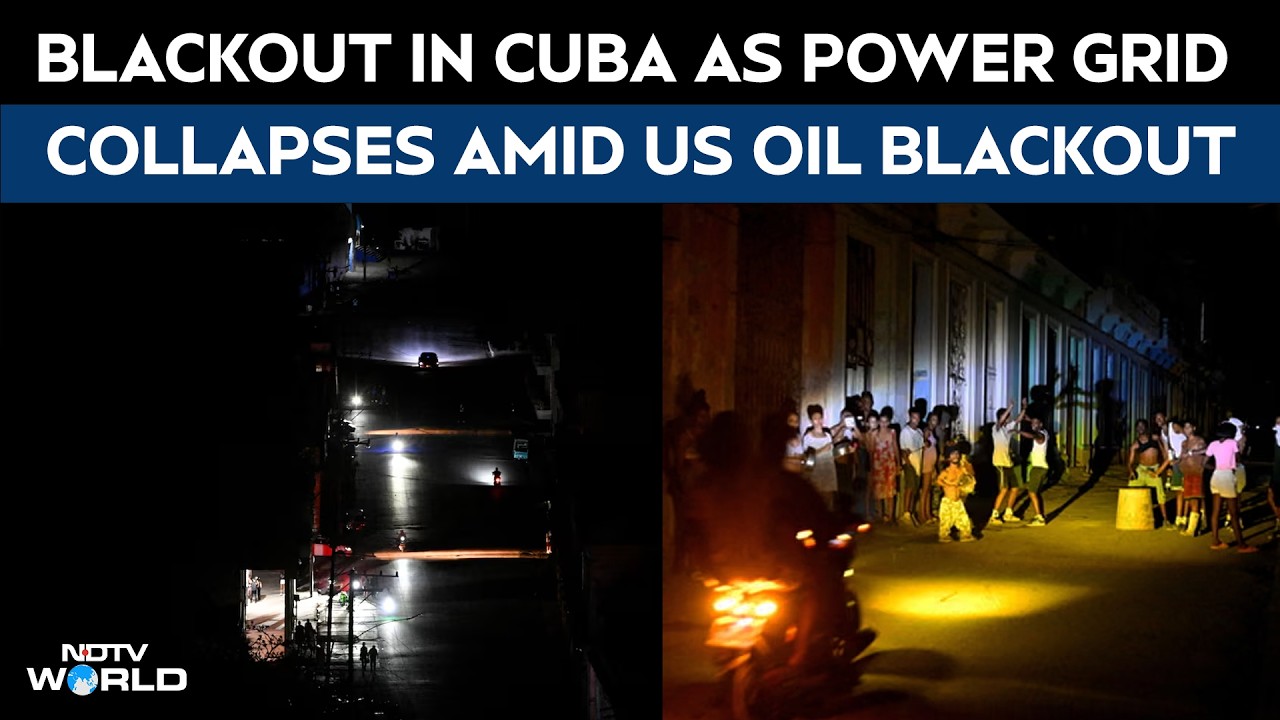 Cuban Cities Under Blackout As National Power Grid Collapses Amid US Oil Blockade