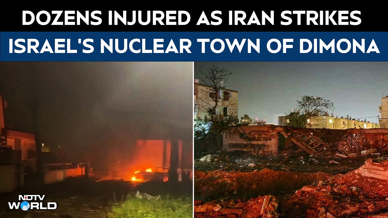 Dozens Injured As Tehran Strikes Israel's Nuclear Town Of Dimona