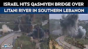 Litani River Lebanon | Israel Hits Qasmiyeh Bridge Over Litani River In Southern Lebanon Airstrikes