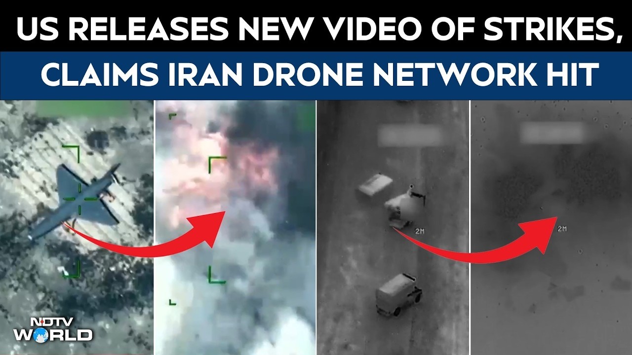 US Claims Major Gains, Releases Video Of Iran Strike Operations