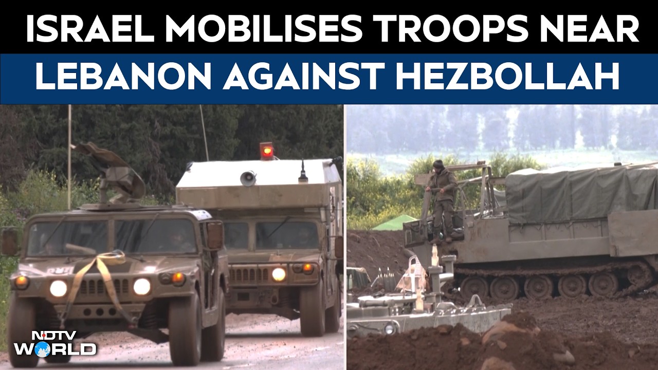 Israeli Army Mobilizes Near Lebanon As Hezbollah Continues Firing Rockets Into Northern Israel