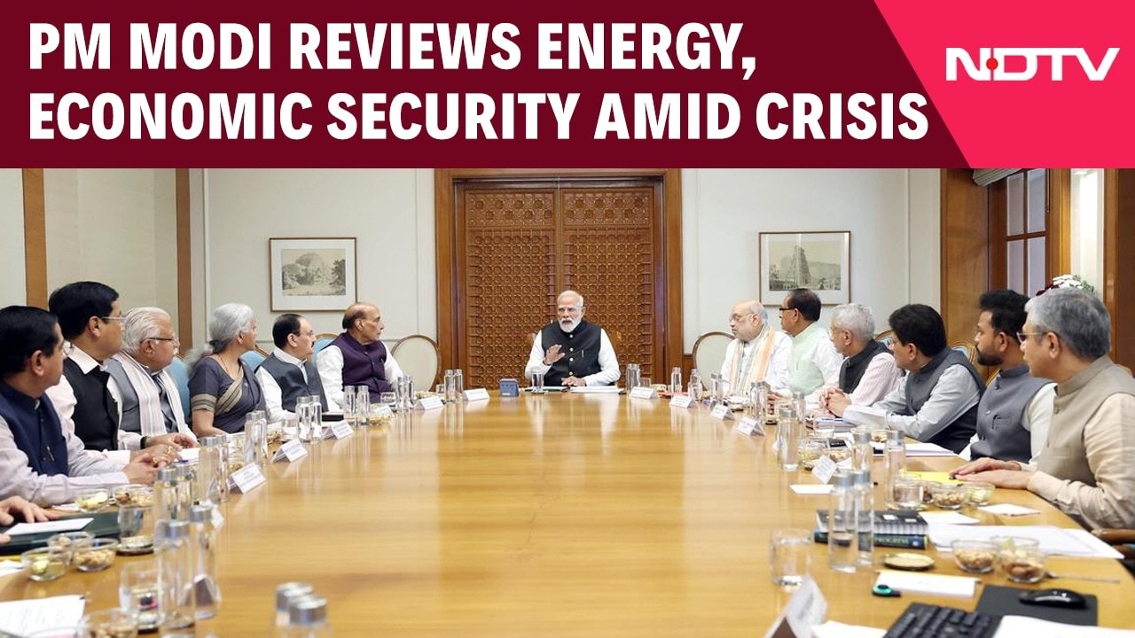 PM Modi Chairs High-Level Meet On Fuel, Supply Chain Security