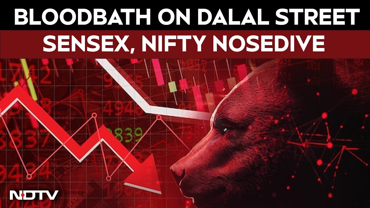 Stock Market News | Sensex Crashes 1,500 Points, Rupee Hits Fresh Low Amid Hormuz Uncertainty