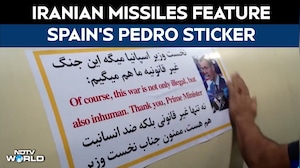 Iran Missiles Carry Sticker Of Spain's Pedro Sanchez In 'Message Strike'