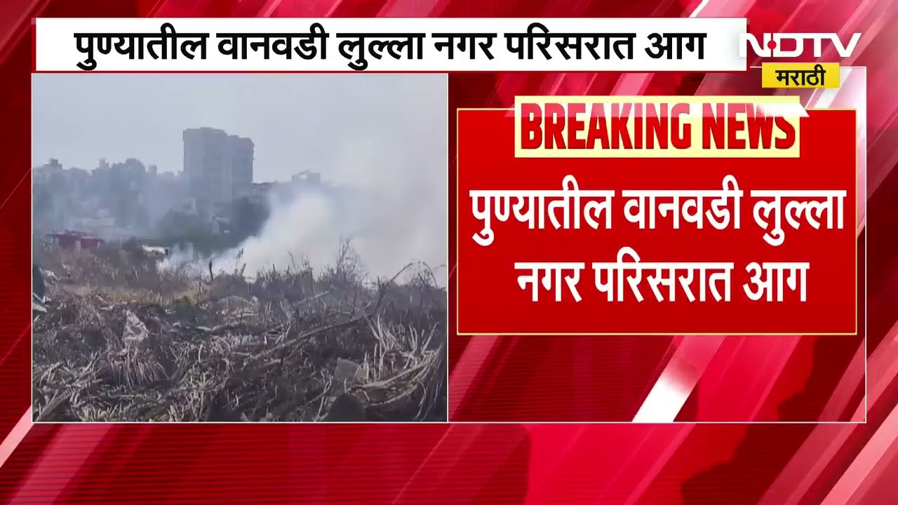 Pune Fire | वानवडी लुल्लानगर रोडवरील डिफेन्स परिसरात आग; ऊन- वारा असल्यानं आग आटोक्यात आणण्यात अडचणी