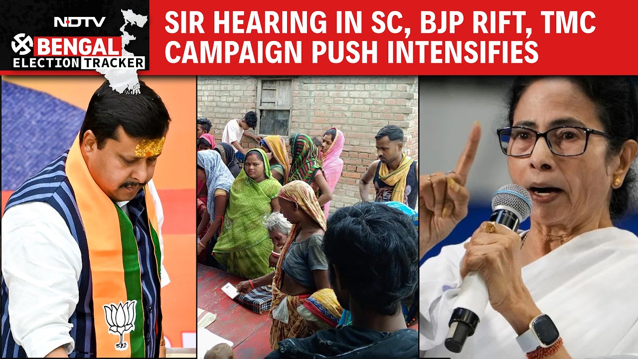 West Bengal Assembly Elections 2026 | SC To Hear Voter Roll Row, BJP Rift, TMC Steps Up Campaign