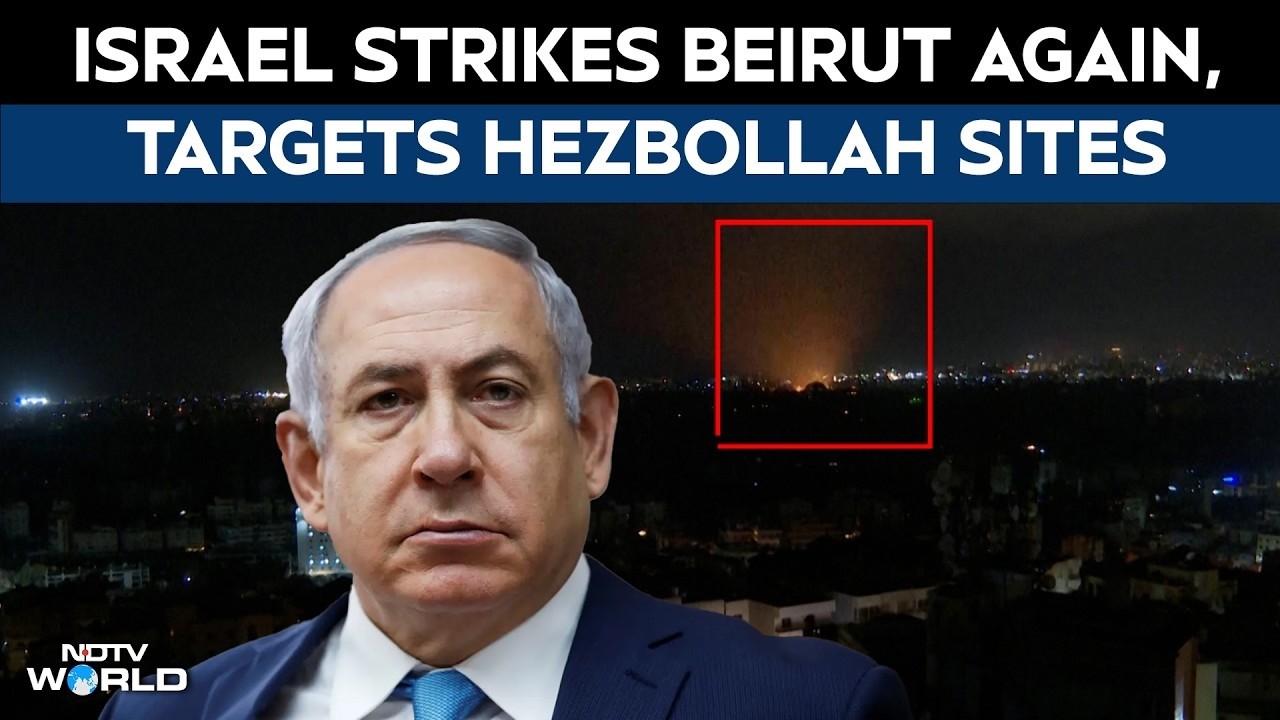 Israel Continues Airstrikes In Beirut Amid Escalating Tensions