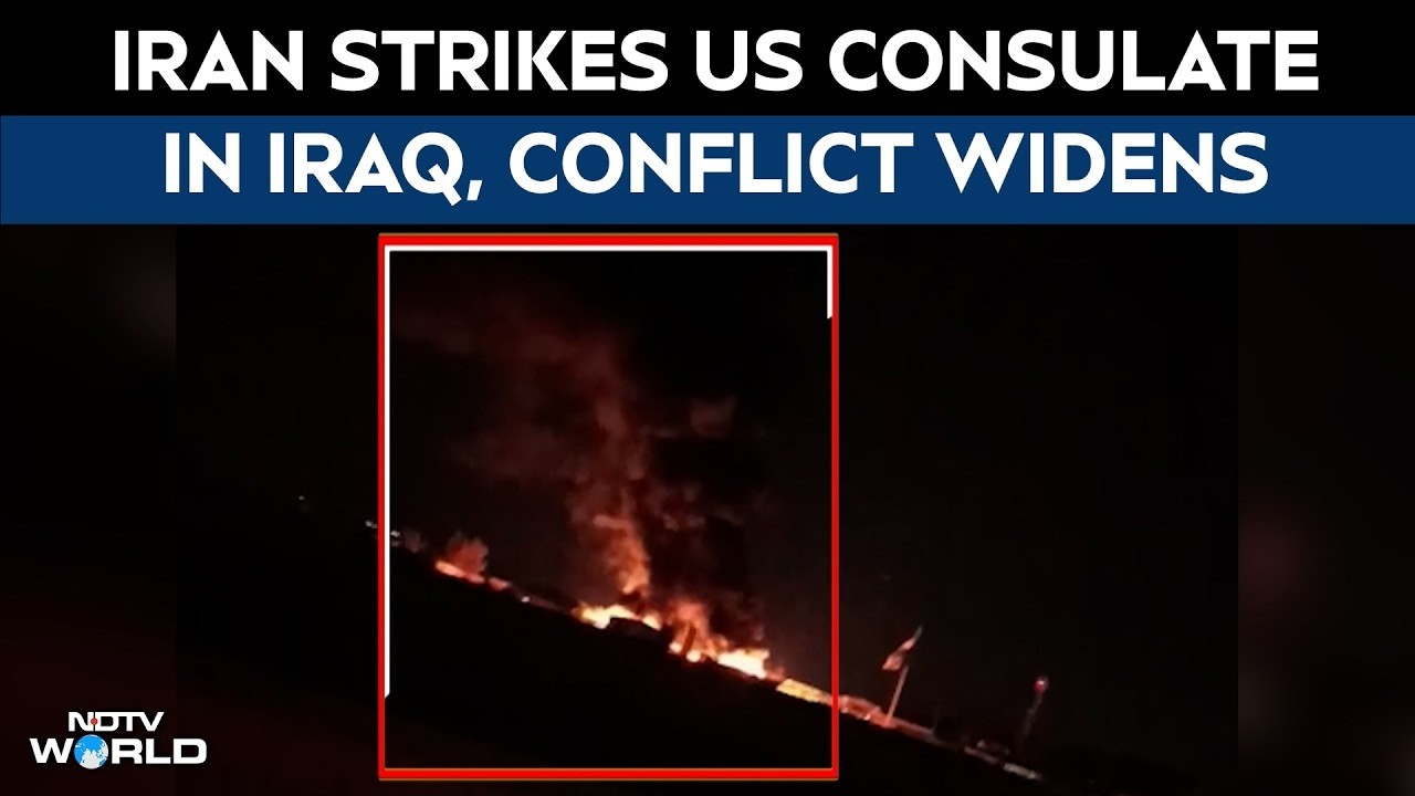 Iran Targets US Consulate In Erbil Amid Rising Tensions