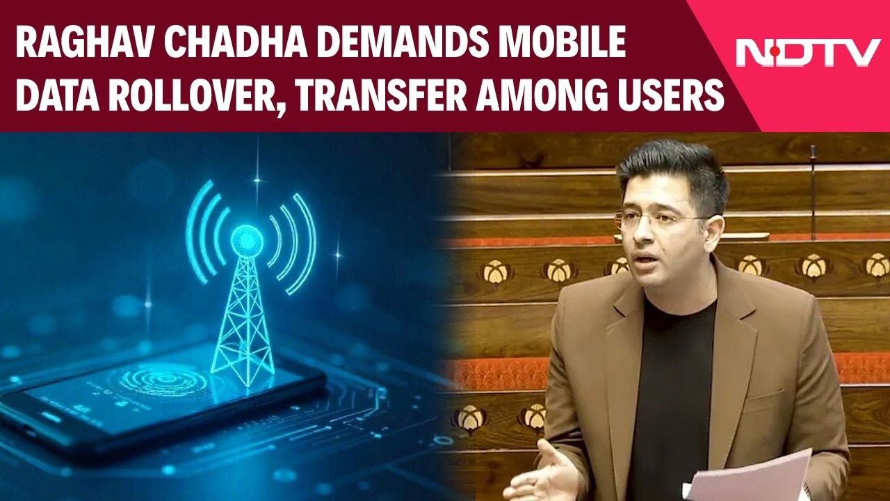 Raghav Chadha Speech | Raghav Chadha Demands Mobile Data Rollover, Transfer Among Users