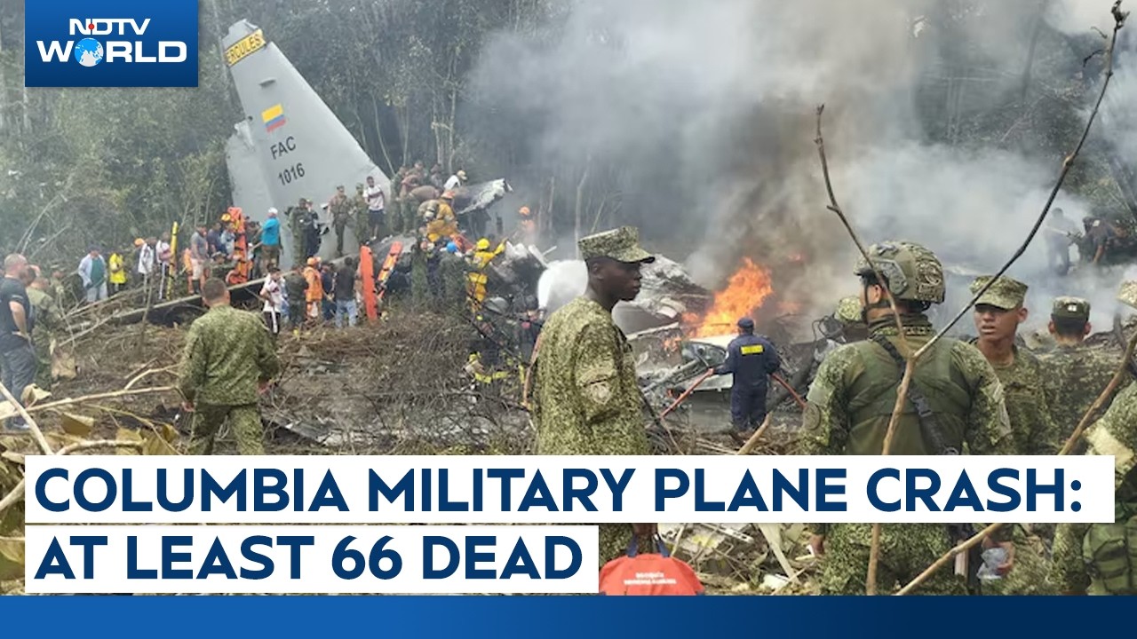 Columbia Plane Crash: At Least 66 Dead In Military Plane Crash