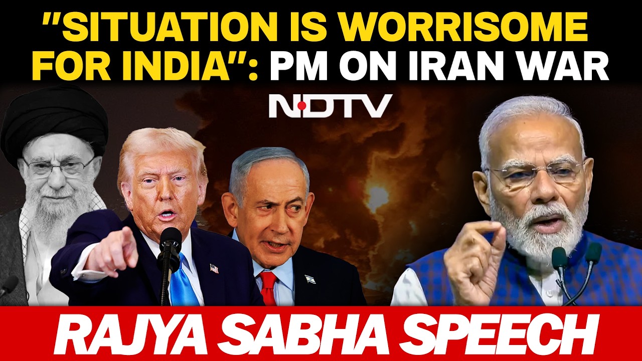 PM Modi Speech | "Situation Is Worrisome For India," Says PM On Iran-Israel-US War