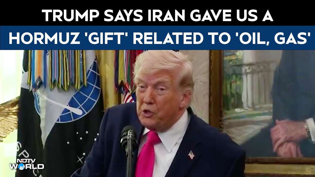 US Iran War Latest News | Trump Says Iran Gave US A Hormuz 'Gift' Related To 'Oil, Gas'