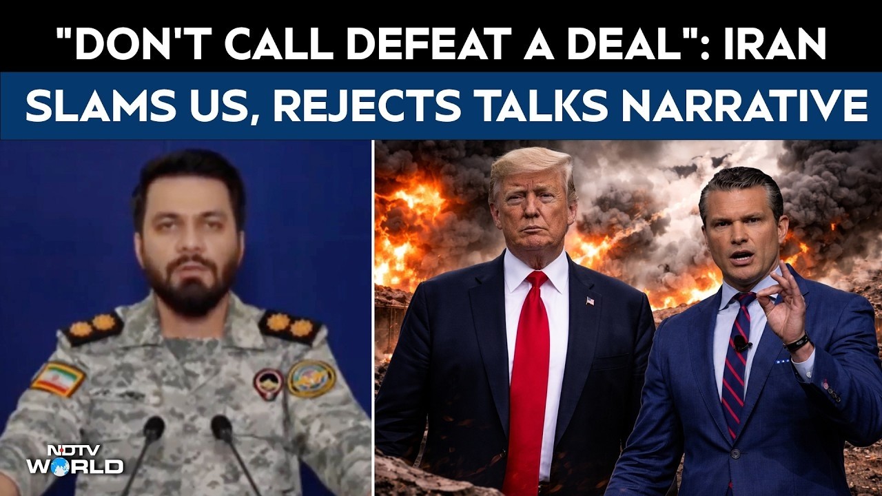 "Don't Call Defeat A Deal": Iran Slams US, Rejects Talks Narrative