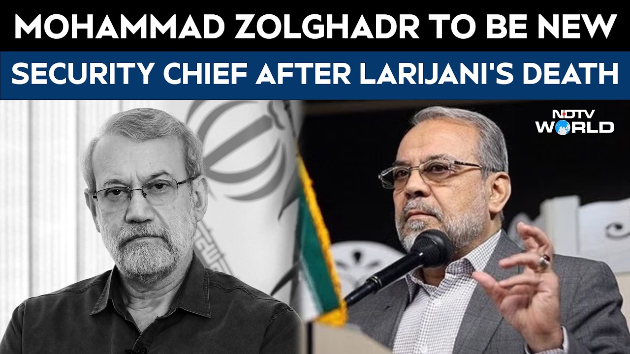 Iran War News | Iran Names Mohammad Zolghadr Security Chief After Ali Larijani's Death
