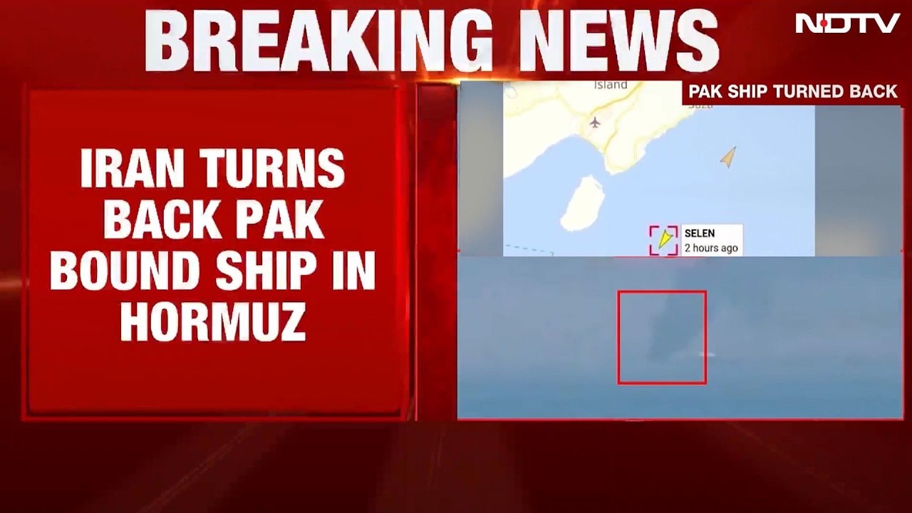 Strait Of Hormuz News | Iran Turns Back Pakistan-Bound Ship, Tightens Grip On Hormuz Traffic