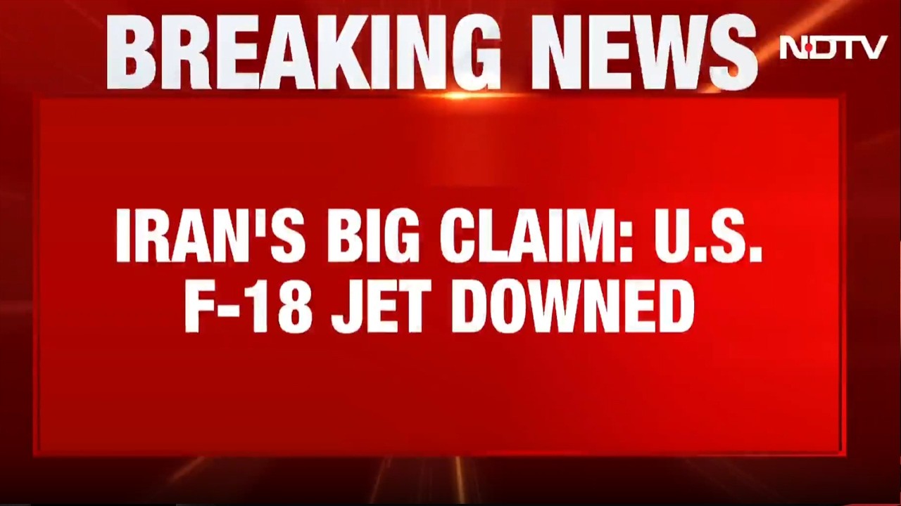 Iran Claims Shooting Down A US F-18 Fighter Jet, Releases Video