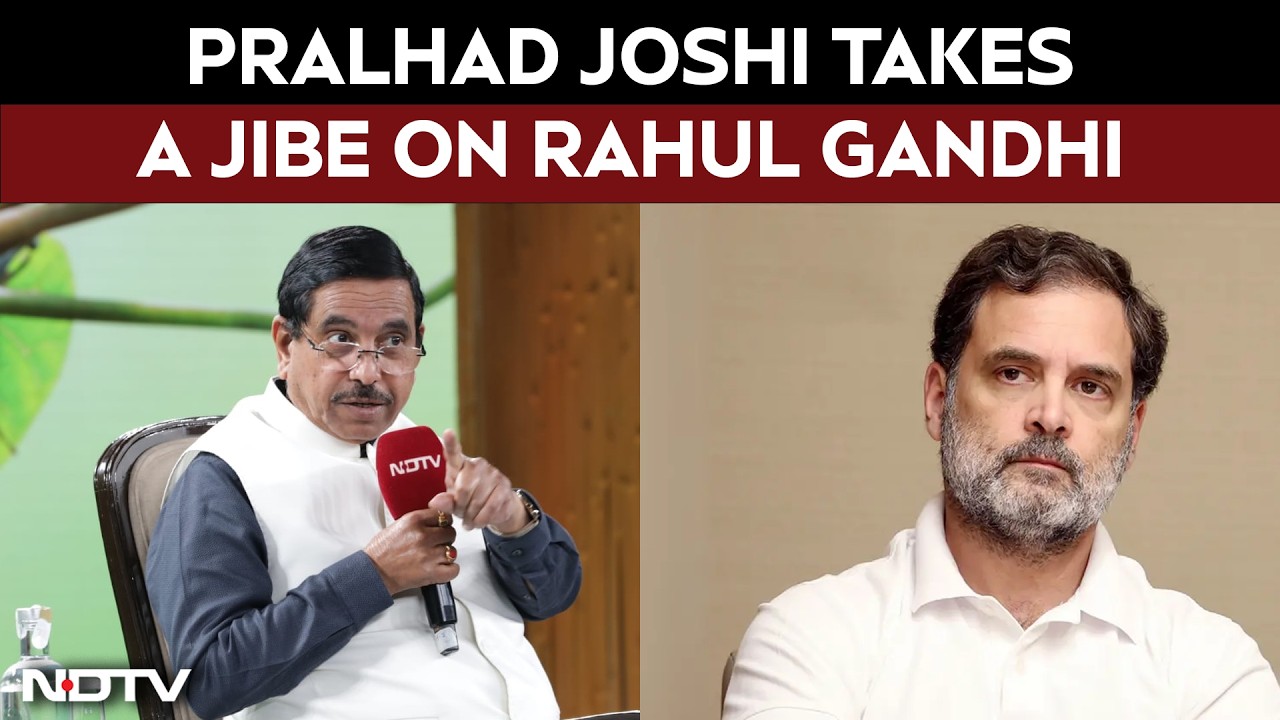 India Sustainability Mission 2.0: Minister Pralhad Joshi's Jibe At Rahul Gandhi & The Congress