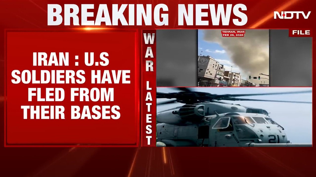 Iran Claims US Troops 'Fled', Bases 'Eliminated'; Ground Reality Differs