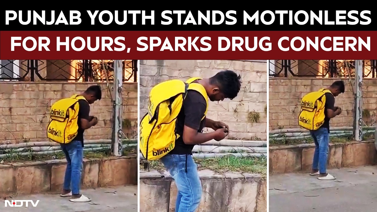 Punjab Youth Stands Motionless For Hours, Sparks Drug Use Concerns