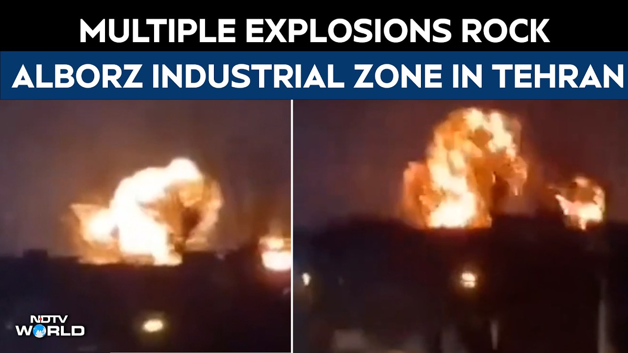 Israel Attacks Iran | Multiple Explosions In Iran, Hezbollah Claims Attack On Israel's Military Hub