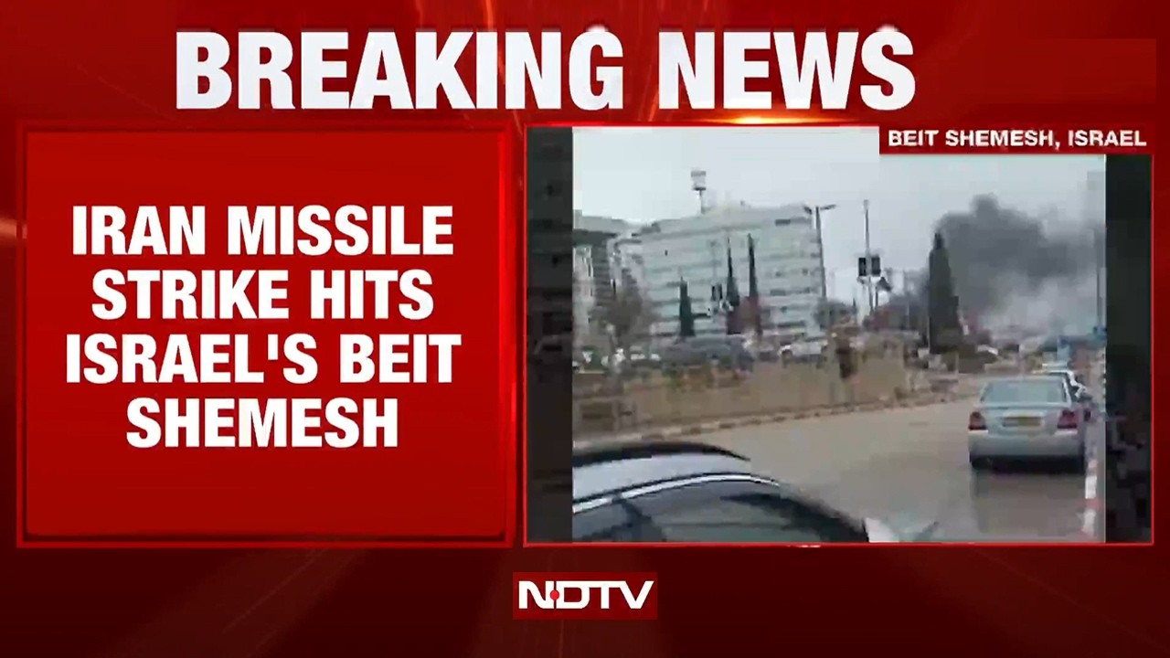 Iran Missile Strikes Israeli City Beit Shemesh
