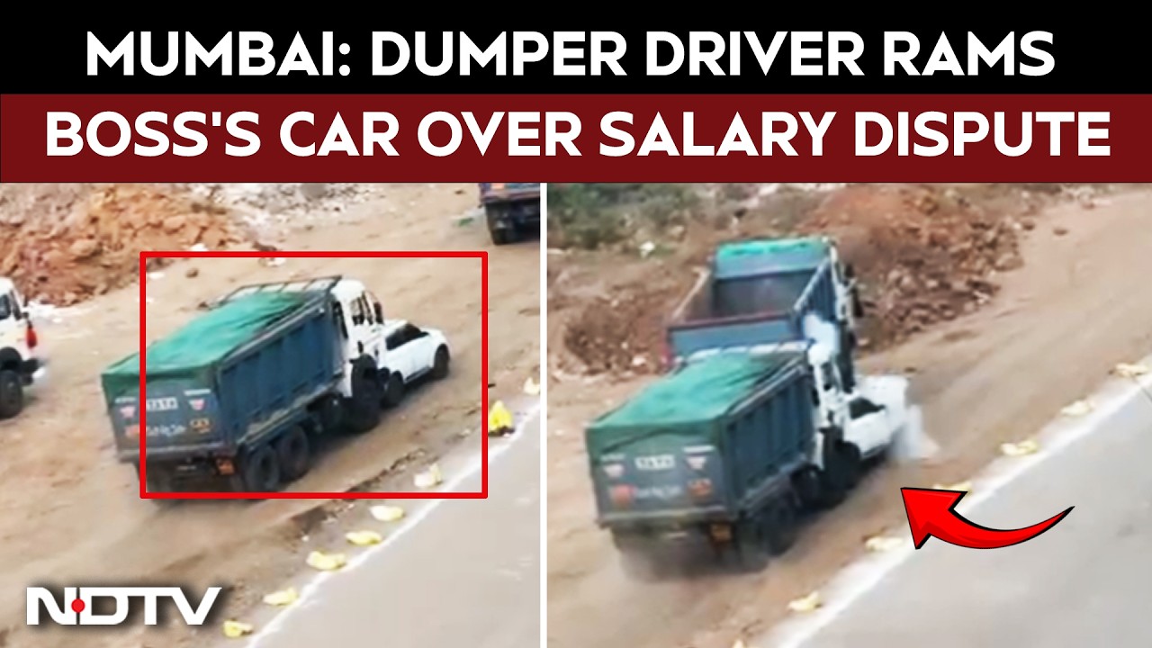 Mumbai: Dumper Driver Rams Boss's Car Over Salary Dispute