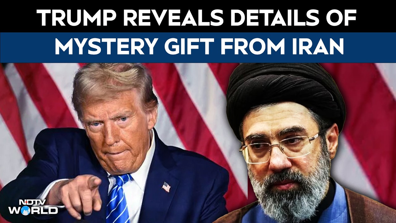 "10 Big Boats Of Oil": Donald Trump Reveals Details Of Mystery Gift From Iran