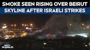 Beirut Explosion | Smoke Seen Rising Over Beirut Skyline After Israeli Strikes
