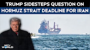 Trump Sidesteps Question About His Deadline For Iran To Open Strait Of Hormuz
