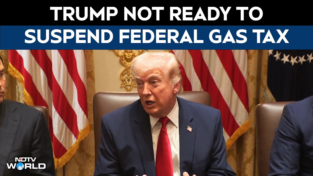 Trump Not Ready To Suspend Federal Gas Tax, Says Iran Wants To Make A Deal